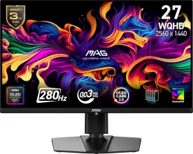 MSI MAG 271QP QD-OLED X28 27 inch Quad HD Gaming Monitor