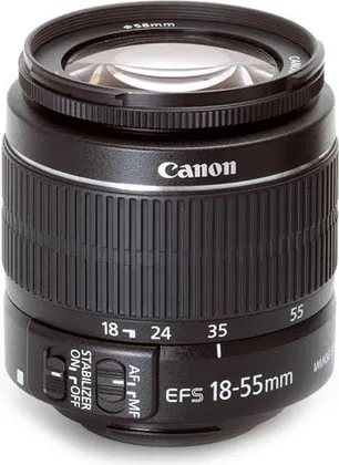 Canon EOS 600D with 18-55mm 55-250mm Lens Price in India 2025