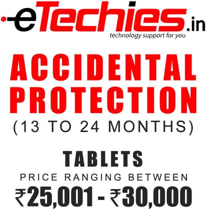 Etechies Tablets 1 Year Extended Accidental Damage Protection For Device Worth Rs 25001 - 30000