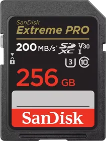 SanDisk Extreme Pro 256 GB UHS-I SDHC Memory Card