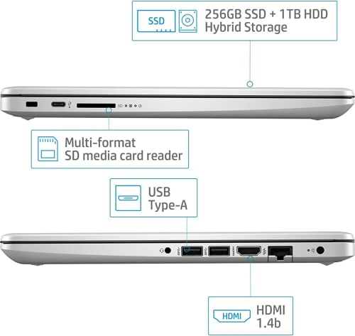 HP 14s-cs3009tu Laptop (10th Gen Core i5/ 8GB/ 1TB 256GB SSD/ Windows 10)