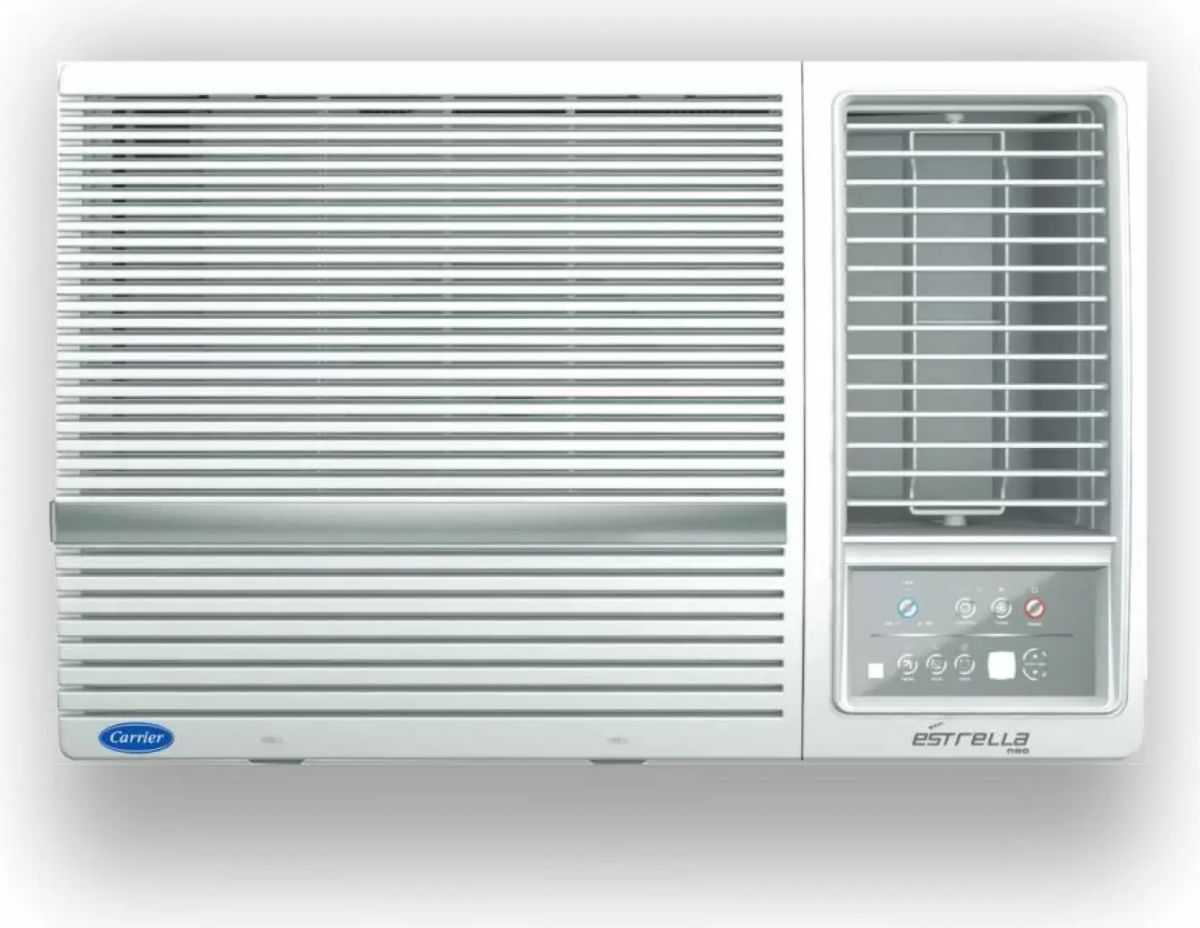 carrier 1.5 ton 5 star window ac 18k estrella