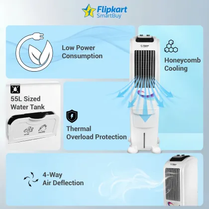 Flipkart SmartBuy Alpine 55 L Tower Air Cooler