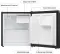 Hisense RR46D4SBN 45 L 4 Star Single Door Mini Refrigerator