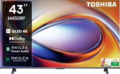 Toshiba M450RP Series 43 inch Ultra HD 4K Smart QLED TV (43M450RP)