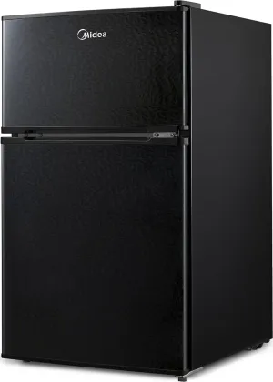 Midea WHD-113FB1 3.1 Cu Ft Double Door Mini Refrigerator