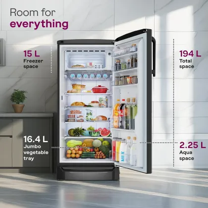 Godrej RD EMARVEL 230EN TDI FS ST 215 L 5 Star Single Door Refrigerator