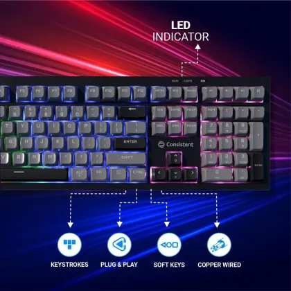 Consistent Storm Wireless Gaming Keyboard - image 3