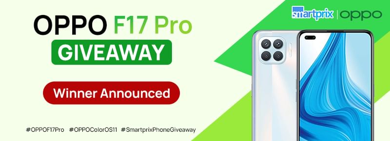 Smartprix Mega Giveaway – Win OPPO F17 Pro Smartphone