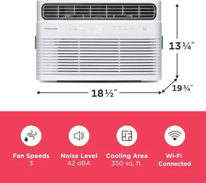 Frigidaire FHWW085WE1 8000 BTU 115V Inverter Window AC