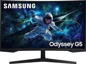 Samsung Odyssey G5 G55C 27 inch Ultra HD 4K Gaming Monitor (LS32CG550EWXXL)