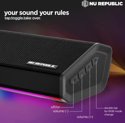 Nu Republic Partybox 250 25 W Bluetooth Soundbar