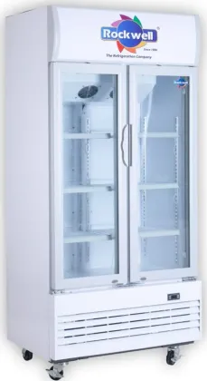 Rockwell RVC580A 420 L Double Glass Door Visi Cooler