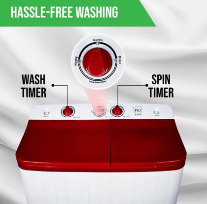 NU WSTLP65BD 6.5 Kg Semi Automatic Washing Machine