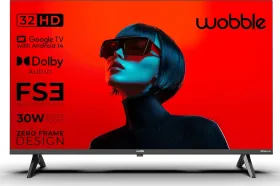 Wobble K Series 32 inch HD Ready Smart LED TV (WB32HDAGU2841D25)