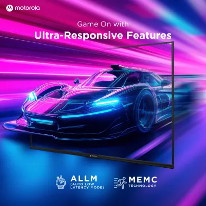 Motorola Envision X 2025 55 inch Ultra HD 4K Smart QLED TV (55UHDGQMVSAQ)