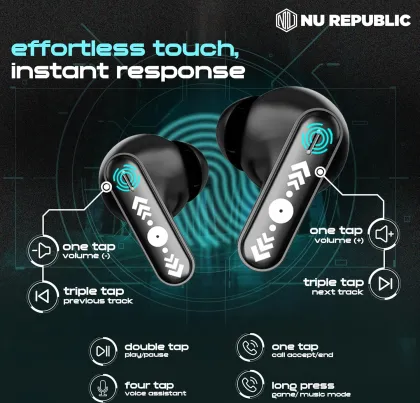 Nu Republic Cyberstud Punk True Wireless Earbuds