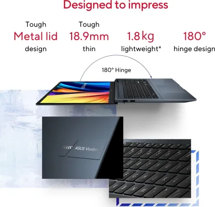 Asus Vivobook Pro 15 M6500QC-HN751WS Laptop (AMD Ryzen 7 5800HS/ 16 GB RAM/ 1 TB SSD/ Win 11/ 4 GB Graphics)