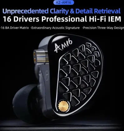 KZ AM16 Wired Earphones (Without Mic)