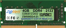 Zipmem ZSR08GD4-21 4 GB DDR4-2133 Laptop RAM