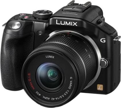 Panasonic Lumix DMC-G5W Mirrorless (14-42mm Lens)
