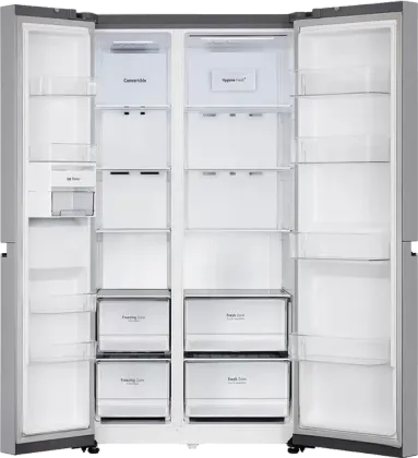LG GL-B257EPZ3 650 L 3 Star Side By Side Refrigerator