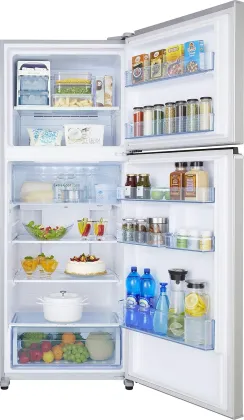 Panasonic NR-BD418VSX1 407 L 3 Star Double Door Refrigerator