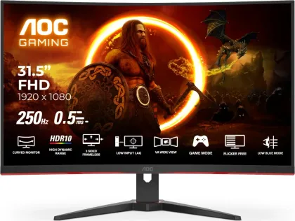 AOC C32G2ZE2 31.5 inch Full HD Curved Gaming Monitor