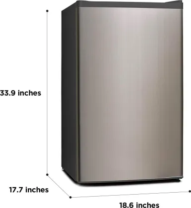 Midea WHS-121LSS1 3.3 Cu Ft Single Door Mini Refrigerator