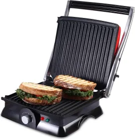 Wonderchef Crimson Edge SKT Family Size 1800W Grill Sandwich Maker