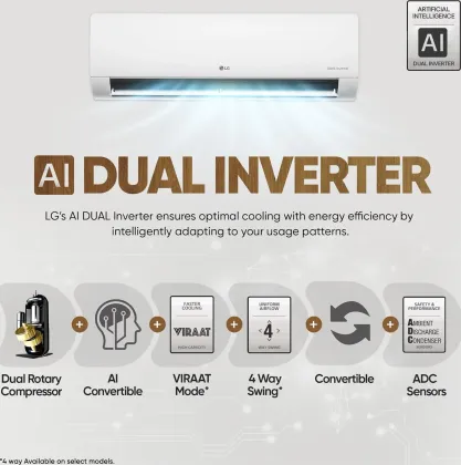 LG US-Q18JNXE 1.5 Ton 3 Star 2025 Inverter Split AC