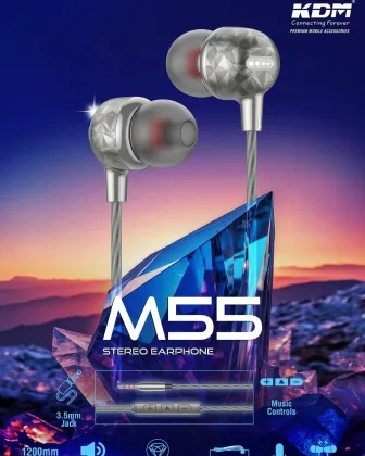KDM M55 Wired Earphones