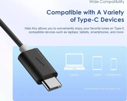 Oraimo Halo Airy Type-C Wired Earphones