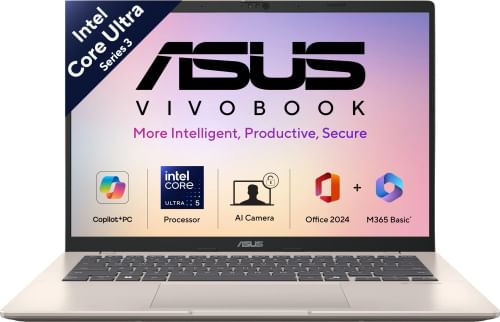 Asus Vivobook 14 2026 X1407AA-LY028WS Laptop (Intel Core Ultra 5 325/ 16GB/ 512GB SSD/ Win11)