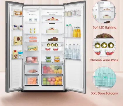 Hisense RS564N4SU 564 L Side by Side Door Refrigerator