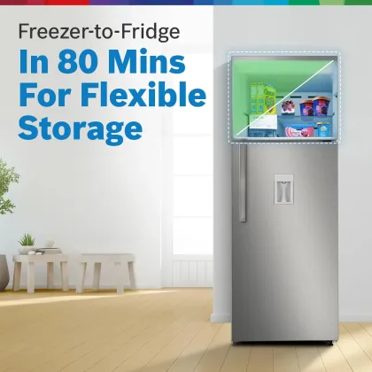 Bosch CTC39S03DI 368 L 3 Star Double Door Refrigerator