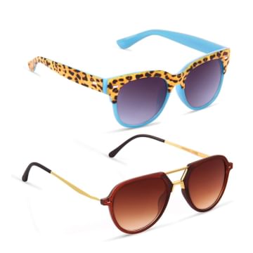 Knotyy Sunglasses, Impressive Unisex Wear Sunglasses, (Pack of 2)