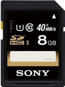 Sony 8 GB SDHC Memory Card Class 10 (SF-8UY)