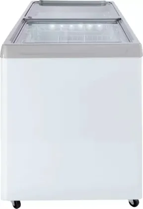 Haier HFC-400GM5 400 L 5 Star Glass Top Deep Freezer