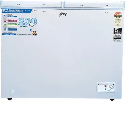 Godrej DH EPenta 325D 2HCN RW 302 L Double Door Deep Freezer