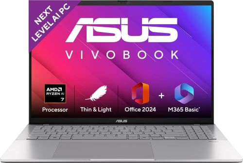 Asus Vivobook S16 (2026) M3607GA-SH050WS Laptop (AMD Ryzen AI 7 445/ 16GB/ 1TB SSD/ Windows 11)