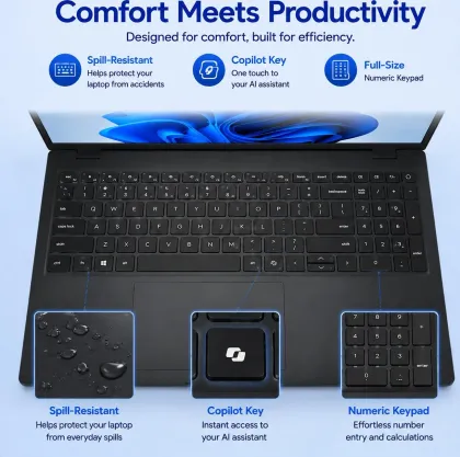 Dell 15 DC15250 Laptop (Intel Core 3 100U/ 16GB/ 1TB SSD/ Win 11)