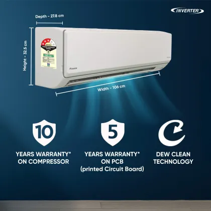 Daikin FTKL71XV16MAA 2 Ton 3 Star 2025 Inverter Split AC