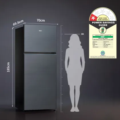 Haier HRF-5251BGKA-N 475 L 1 Star Double Door Refrigerator