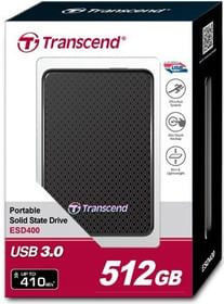 Transcend TS512GESD400K 512GB Wired External Hard Drive (External Power Required)