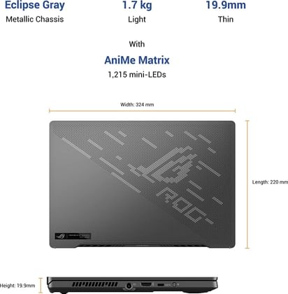 Asus ROG Zephyrus G14 GA401IV-HE182TS Gaming Laptop (AMD Ryzen 9/ 32GB/ 1TB SSD/ Win10 Home/ 6GB Graph)