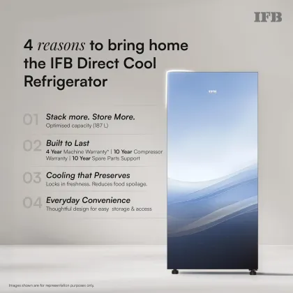 IFB IFBDC-213DYOGE 187 L 4 Star Single Door Refrigerator