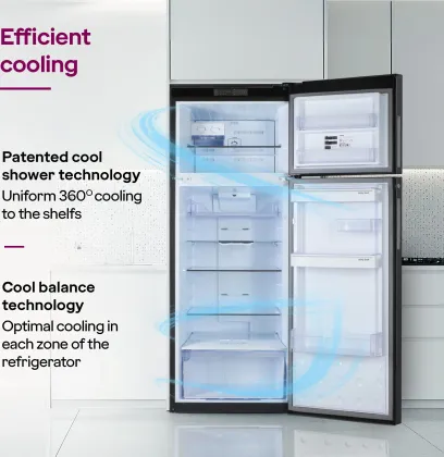 Godrej RF EON 350BN RCIT GP BK 330 L 2 Star Double Door Refrigerator