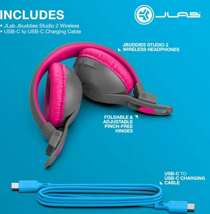 JLab JBuddies Studio 2 Wireless Headphones