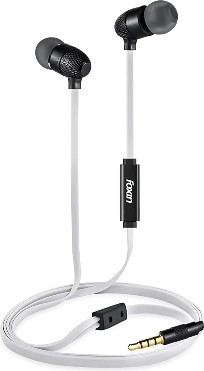 Foxin Bass Pro Plus T2 Wired Earphones Price in India 2024 Full